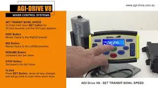 AGI Drive V8 - Set Transit Speed