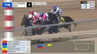 Gulfstream Park, 21 ноября 2025 г., гонка 4