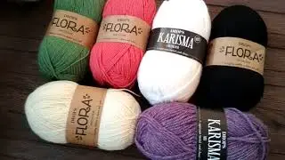 Мини обзор пряжи Drops Karisma,Flora=)