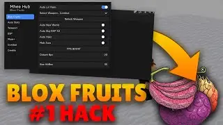[DEVIL FRUIT HACK] Roblox Blox Fruits Script/Hack GUI : Auto Farm, Devil Fruit ESP/Mastery, & More