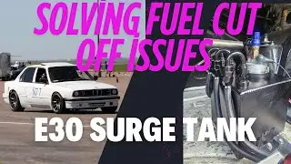 Track e30: fuel surge tank install