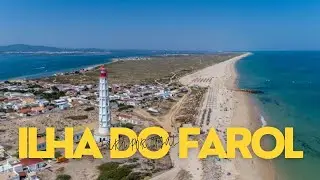 UM PARA&Iacute;SO ESCONDIDO : A M&Aacute;GICA ILHA DO FAROL EM FARO ,PORTUGAL _FAROL ISLAND DRONE DJI