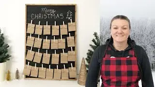 Holiday ADVENT Calendar DIY 2020 | Christmas Countdown Sign