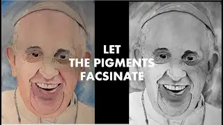 🎨 Watercolor Art | Demo - 15 | Pope Francis I | The Voice of Compassion and Change