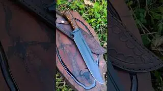 faca modelo Bowie para ca&ccedil;a com guarda simples Full Tang, posso fazer por encomenda &eacute; s&oacute; comentar