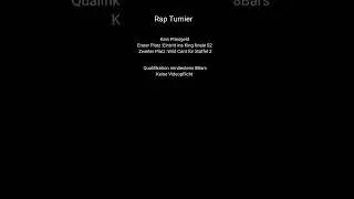 Rap Turnier 2022 Infovideo
