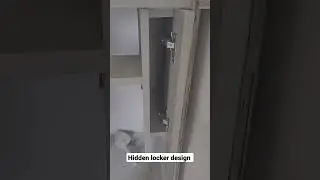 Hidden locker design. #shorts #interiordesigner #cashlocker #apnaghar ❤️