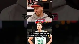 &ldquo;Gordon Hayward&rdquo; is crazy 😭 #samhauser #gordonhayward #celtics #nba #whitenoisepodcast