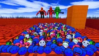 Большая семья Обунга и семья Лоботомии Дэш в лабиринте! Nextbot &ndash; Garry&rsquo;s Mod