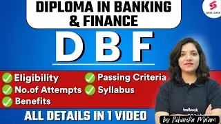 DBF Exam 2026 | Diploma In Banking & Finance | DBF Exam Eligibility Complete Details | Niharika Mam