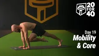 40 Day Bodyweight Fitness Challenge | No Talking, All Levels || Day 19 - Mobility & Core