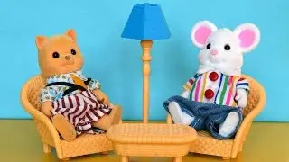 Кукольный домик зверят часть 2 / Игрушечный домик / happy family part2 hoboro