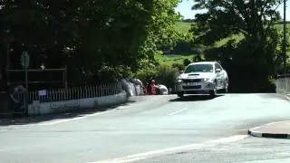 Subaru BRZ at Ballaugh Bridge Isle of Man TT 2012