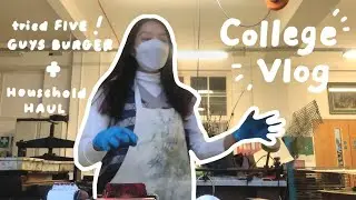 [Study in UK 英国留学 Vlog #3] - fun day in college 快乐上学天 🖍💛