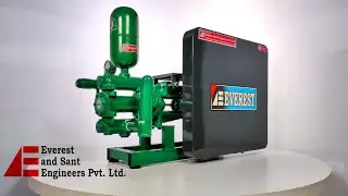 350 P.S.I. Car Washing Pump Single Cylinder 2HP | Everest & Sant Engineers Pvt. Ltd.