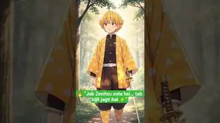 👿&ldquo;Zenitsu Sleep Mode ⚡ One Slash One Kill | Demon Slayer Edit&rdquo; | #shorts #anime #animeverse