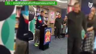 Irish comedian's hilarious speech at his book launch