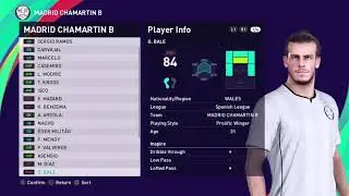PES 2021 Real Madrid faces and ratings | Sergio Ramos, Benzema | Caras del Real Madrid en PES 2021