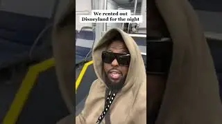 First rapper to rent out Disney? #shorts #disney