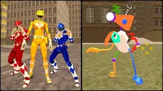 MONSTERS BATTLE POWER RANGERS VS DIGITAL CIRCUS (Garry&rsquo;s Mod)