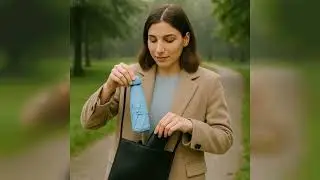 Review: Mini Guarda Chuva De Bolsa Resistente Case Cor Azul-celeste Desenho do tecido Azul Celeste