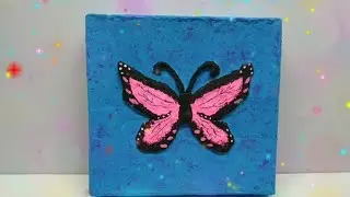 🌺LINDO CUADRO UTILIZANDO PAPEL MACHÉ 🌺