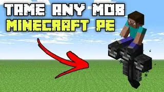 How To Tame Any Mob In Minecraft Pe 1.17 | Tameable Mob Addon | In Hindi | 2021