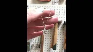 Sterling Silver Star Charm Necklace #star #charms #jewelry #sterlingsilver #nightsky #handmade