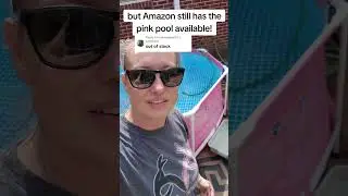 Viral Pink Pool Fun This Summer! #pinkpool #intexpool #summertime
