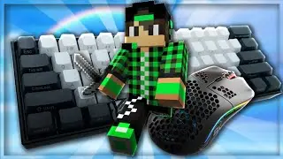 Uncut Keyboard + Mouse Sounds (Handcam) *Very Clicky* | Hypixel Bedwars