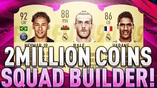 FIFA 19 2 MILLION COIN SQUAD BUILDER! FUT CHAMPS SQUAD BUILDER & THE BEST CUSTOM TACTICS ON FIFA 19