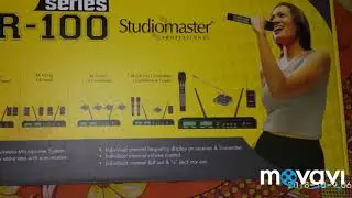 Studiomaster professional wireless 4 mic .shure sm58