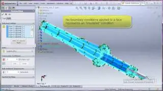 SolidWorks Simulation &mdash; Теплопередача с термостатом