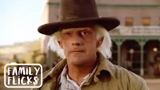 Doc Brown Saves Marty from Hanging | Back to the Future Part III (1990) | Family Flicks