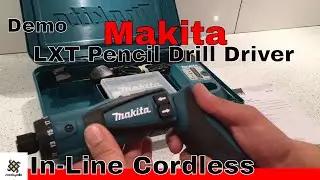 Распаковка и демонстрация аккумуляторной дрели-шуруповерта Makita LXT DF012DSE