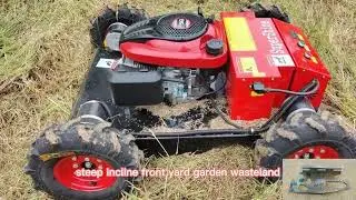 petrol all terrain self-powered dynamo remote controlled lawn mower