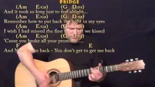 Jar of Hearts (Christina Perri) Strum Guitar Cover Lesson with Chords/Lyrics - Capo 3rd