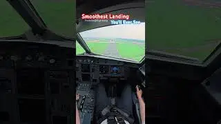 Smoothest Landing You&rsquo;ll Ever See!! #aviation #landing #pilot
