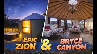 Sleeping in a Cliffside Yurt with HOT TUB Between Zion National Park & Bryce Canyon National Park