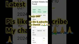 92% GMP of main board IPO | Latest Vibhor steel tubes IPO | Juniper hotel IPO GMP | Trade with Singh