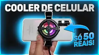 COOLER para CELULAR DY16/AL12 - REVIEW e TESTES de TEMPERATURA!