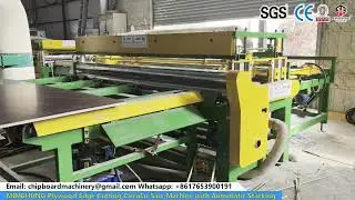 Edge cutting machine for plywood