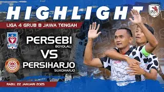 Highlight Liga 4 Grub B Jateng 2025 ; Persebi Boyolali vs Persiharjo Sukoharjo I 22 Januari 2025