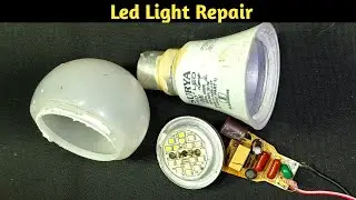 How to repair led Bulb|| led light service At Home 