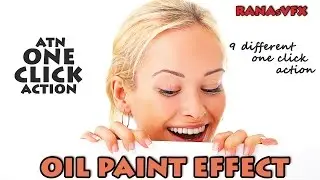Photoshop ATN ACTION! || 9 Oil paint effect || Free || RANAsVFX