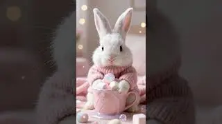 🐰Bunny + slime = relaxing 🐇💫#Slime #Squish #Bunny #Satisfying #ASMR