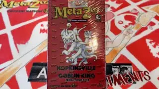 Opening 1st Edition MetaZoo Hopkinsville Goblin King Tribal Theme Deck