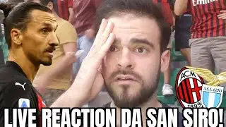 😭‼️DISTRUTTI! MILAN-LAZIO 2-0! - LIVE REACTION TIFOSI LAZIALI da SAN SIRO