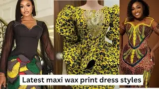 New designs of African wax print dress designs for beautiful ladies/Ankara African dress styles 