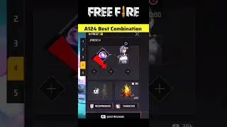 A124 character on fire best combination 😱 | #shorts #freefire #ability